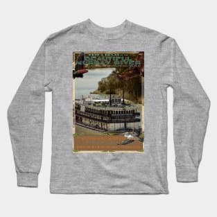 River Murray Retro Travel 02A Long Sleeve T-Shirt